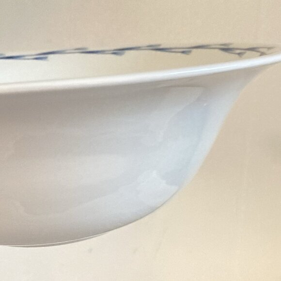 Kari Trestakk Norway Serving Bowl Hand Painted Porcelain Abstract Forks Design - Picture 3 of 9